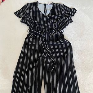 Black and white romper from Penningtons in size 4XL